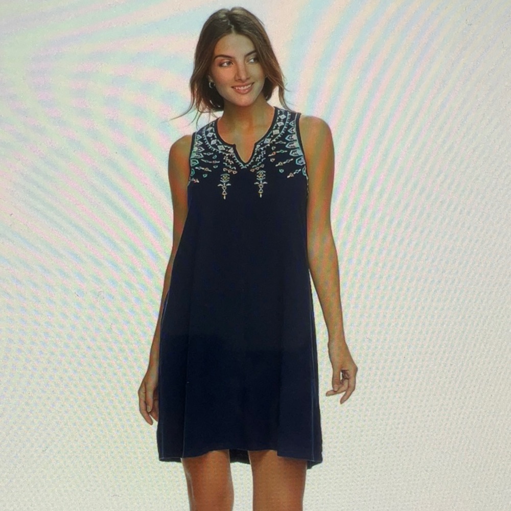 COPY - Sonoma Petite Embroidered Walking Dress - Picture 1 of 10